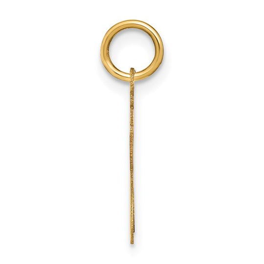 Colgante de Inicial "j" en Oro Amarillo 14K