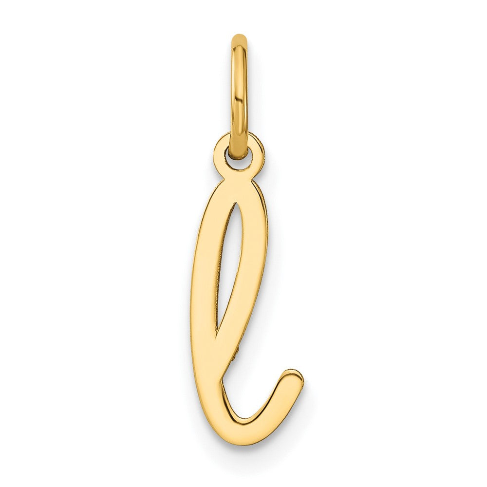 Dije Inicial Letra “L” Minúscula en Oro Amarillo de 14K