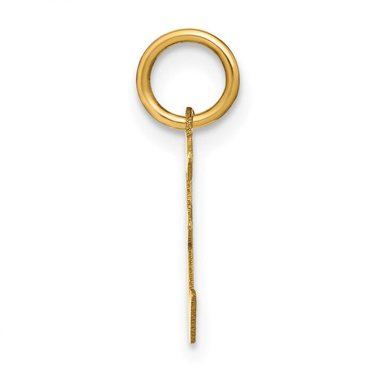 14k Yellow Gold Initial "E" Pendant