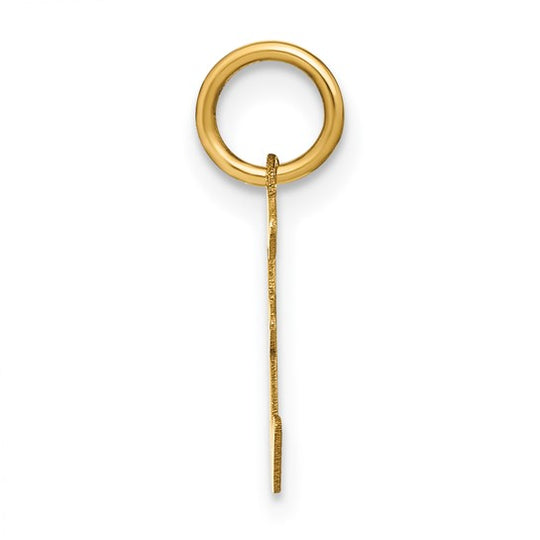 14k Yellow Gold Initial "E" Pendant