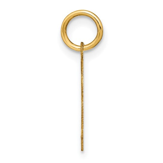 14K Yellow Gold "J" Letter Pendant