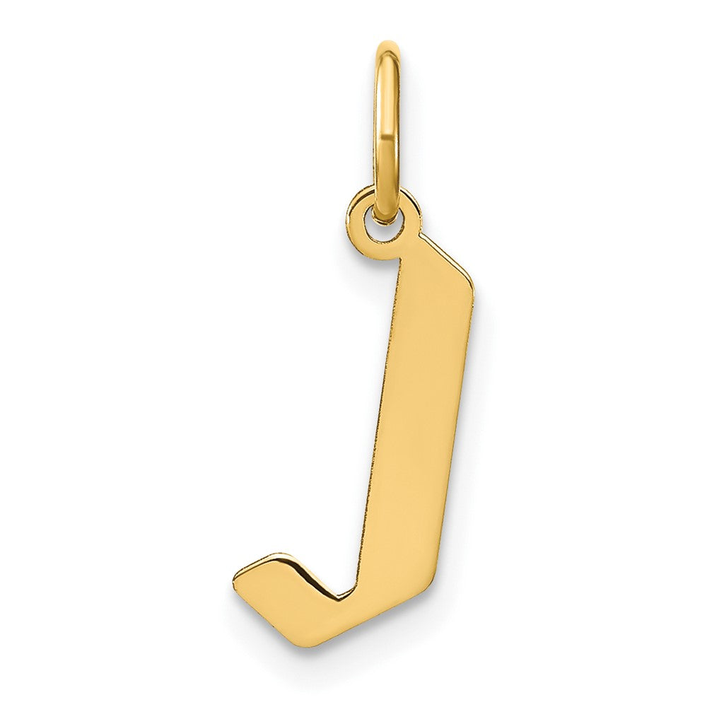 14K Yellow Gold "J" Letter Pendant
