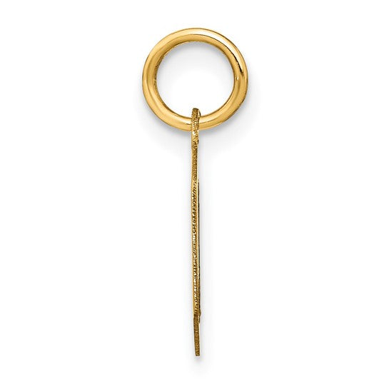 Dije Inicial Letra "O" en Oro Amarillo de 14K