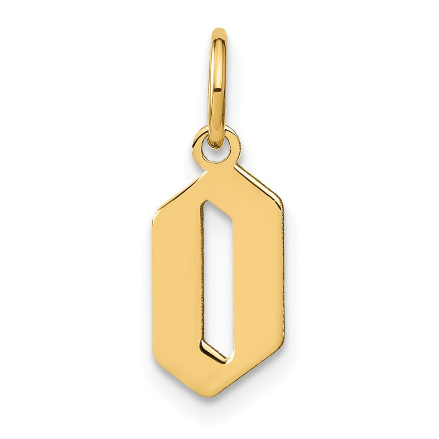 Dije Inicial Letra "O" en Oro Amarillo de 14K