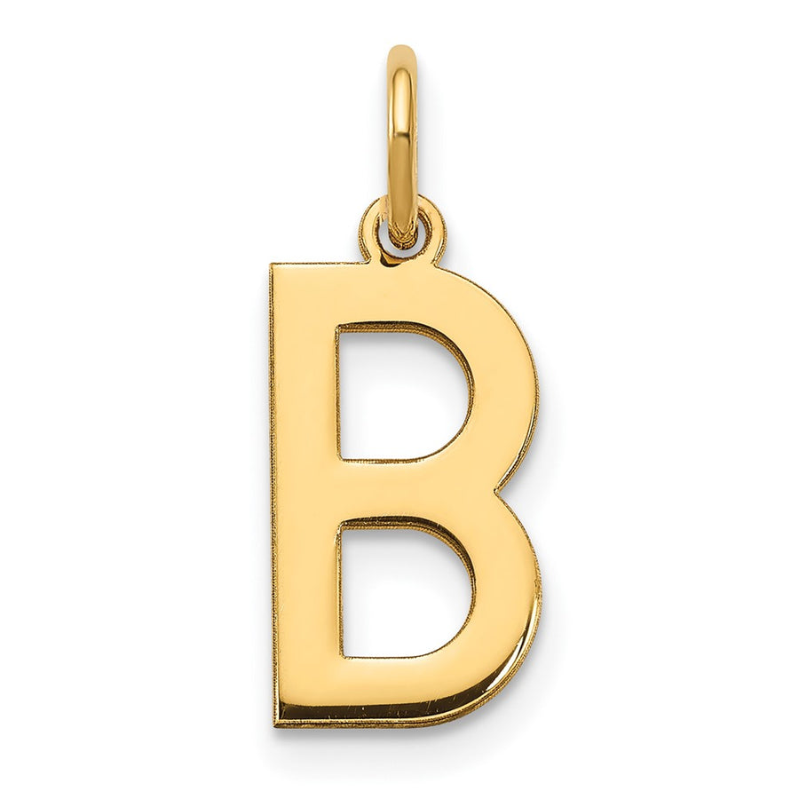 Colgante Inicial Letra B en Oro Amarillo de 14k