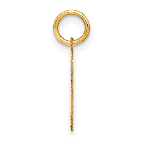 Dije Letra G en Oro Amarillo de 14K
