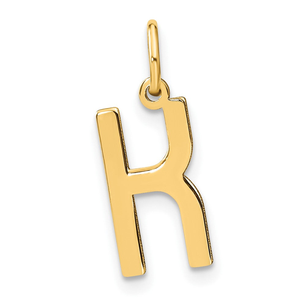 Colgante Inicial Letra K en Oro Amarillo de 14K