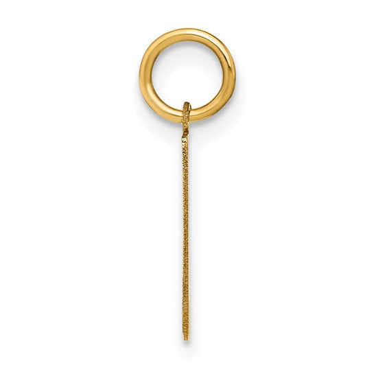 Dije Inicial Letra “L” en Oro Amarillo de 14K