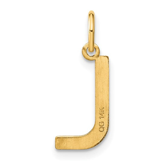 Dije Inicial Letra “L” en Oro Amarillo de 14K