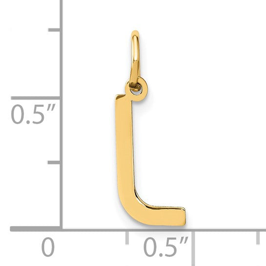 Dije Inicial Letra “L” en Oro Amarillo de 14K