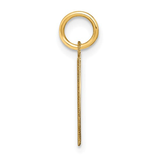 Colgante con Letra “M” en Oro Amarillo de 14K