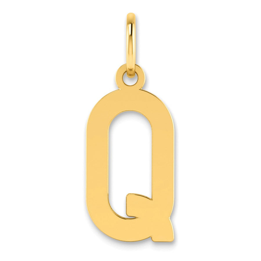 Colgante Inicial "Q" en Oro Amarillo de 14k