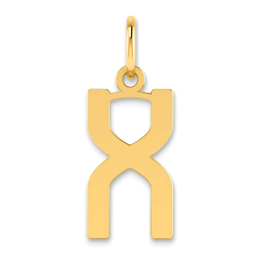 Colgante Inicial "X" en Oro Amarillo de 14k
