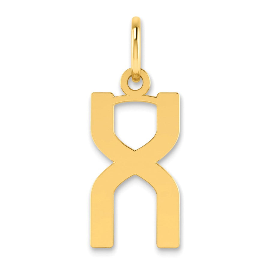 Colgante Inicial "X" en Oro Amarillo de 14k