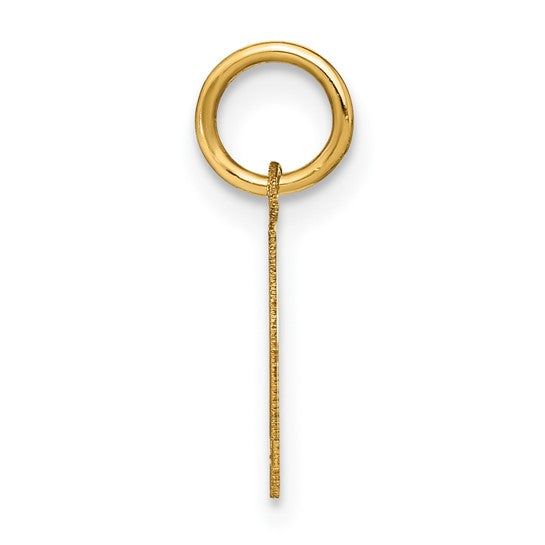 Dije Inicial Letra “L” en Oro Amarillo de 14K