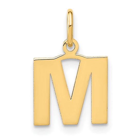 Colgante con Letra “M” en Oro Amarillo de 14K