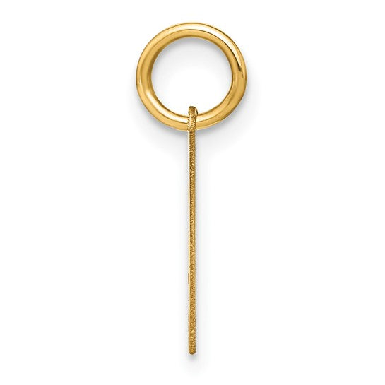 Dije Inicial Letra “L” en Oro Amarillo de 14K
