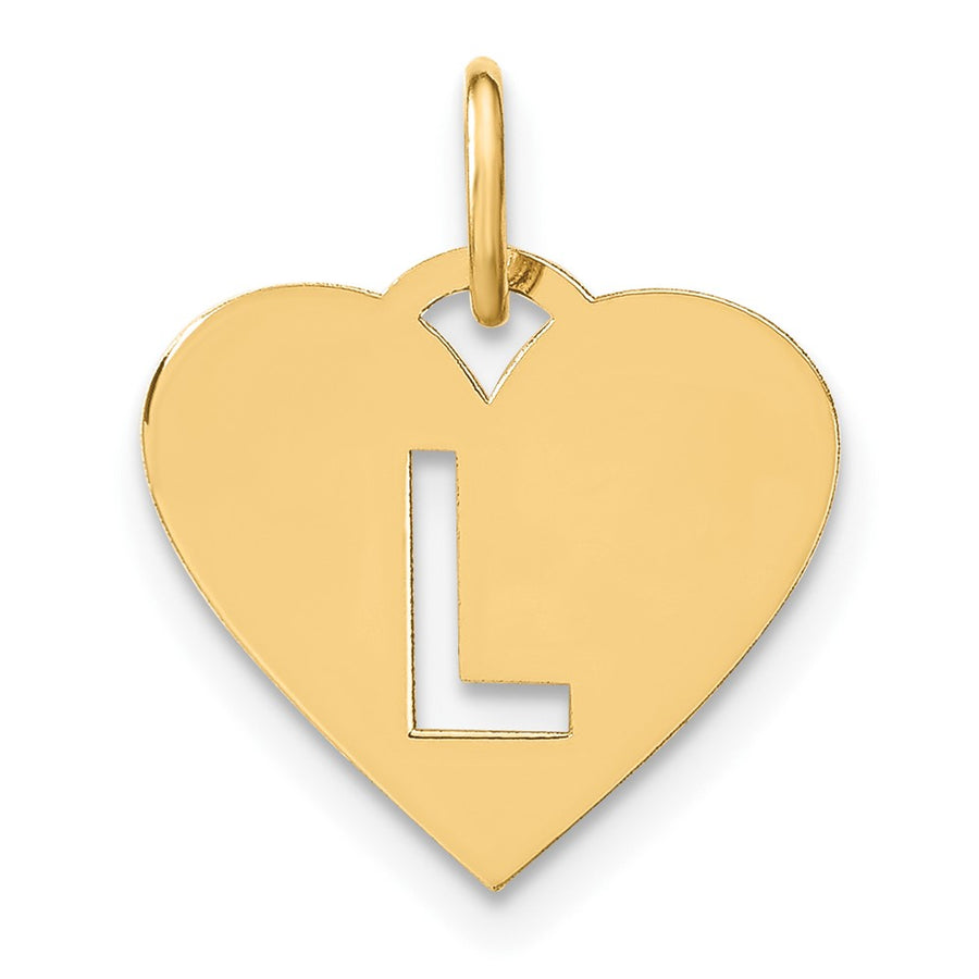 Dije Inicial Letra “L” en Oro Amarillo de 14K