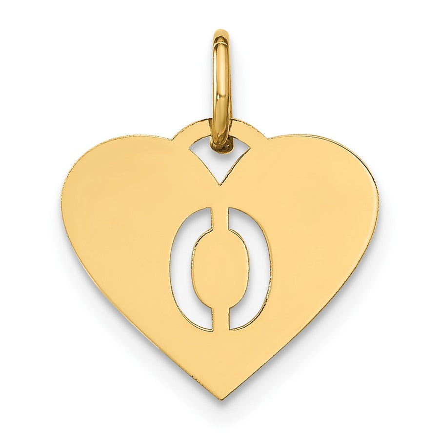 Dije Inicial Letra “O” en Oro Amarillo de 14K