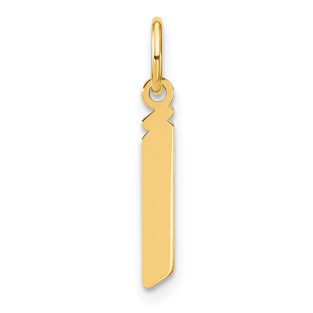 Dije Inicial “j” en Oro Amarillo de 14K – Letra Minúscula
