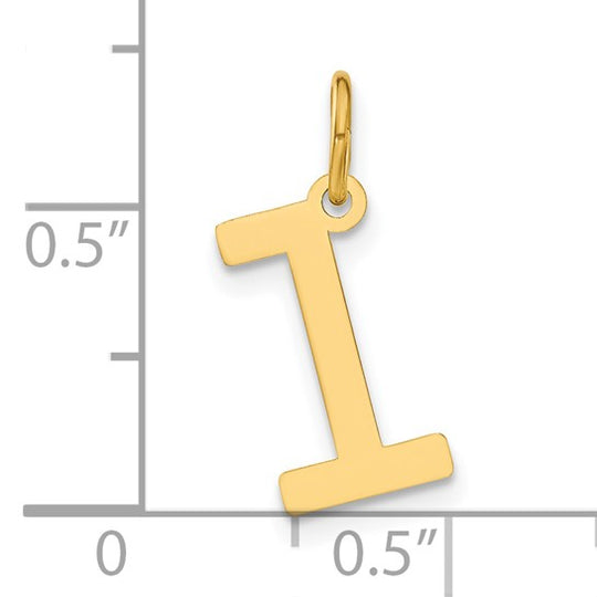 Dije Letra “l” Minúscula en Oro Amarillo de 14K