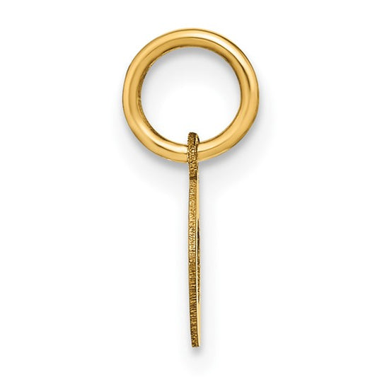 Dije Inicial Letra “o” en Oro Amarillo de 14K