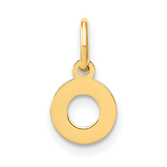 Dije Inicial Letra “o” en Oro Amarillo de 14K