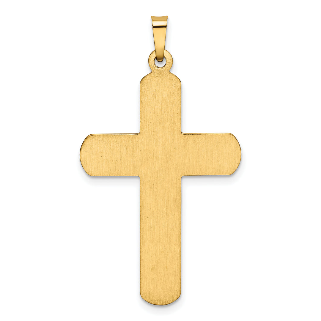 14k Polished Latin Cross Pendant