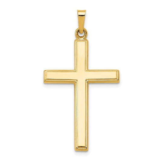 14k Hollow Cross Pendant