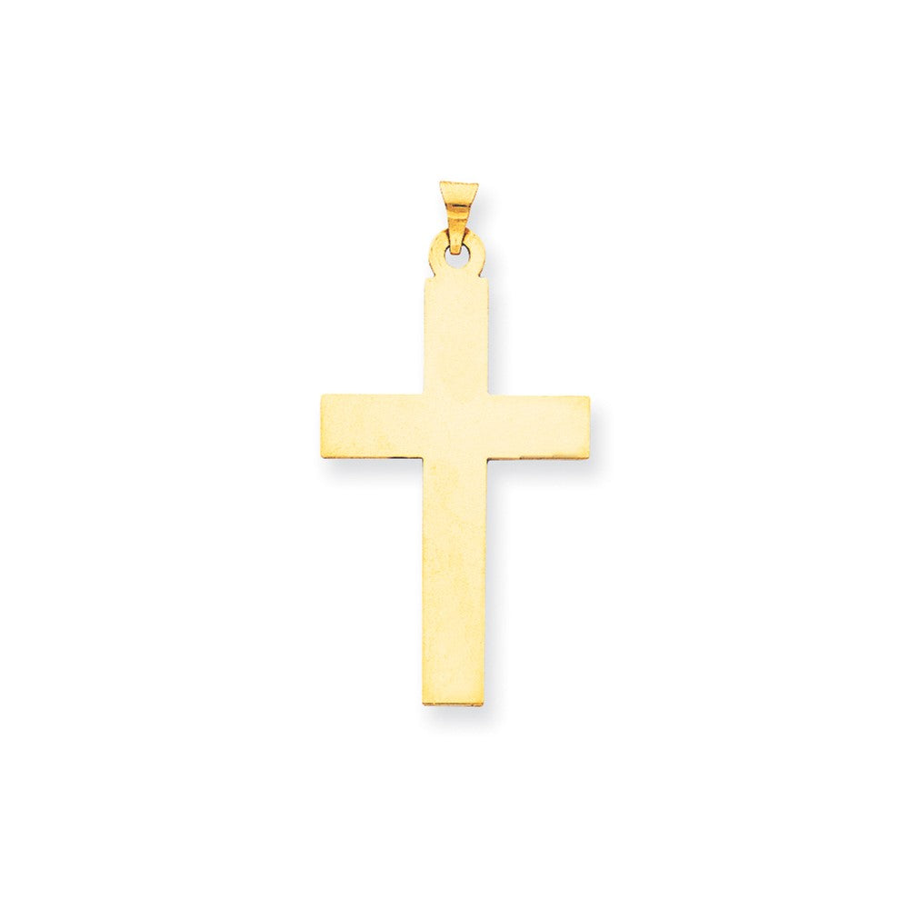 14K Polished Cross Pendant