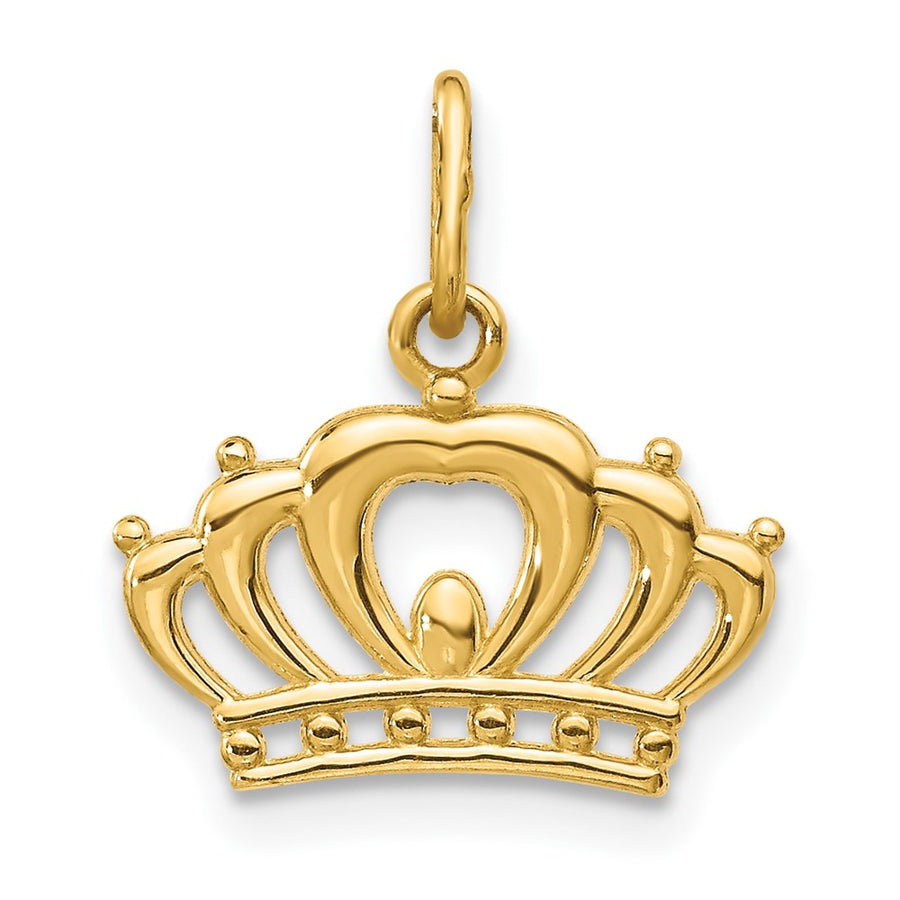 Colgante Corona en Oro Amarillo de 14K