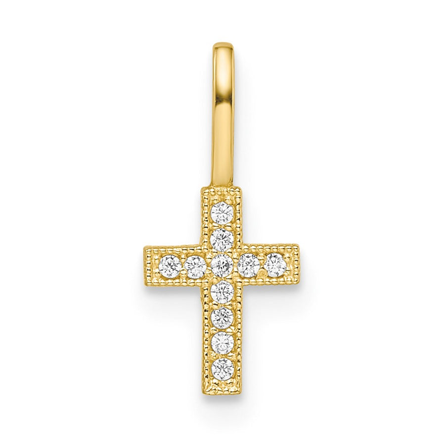 14k CZ Cruz