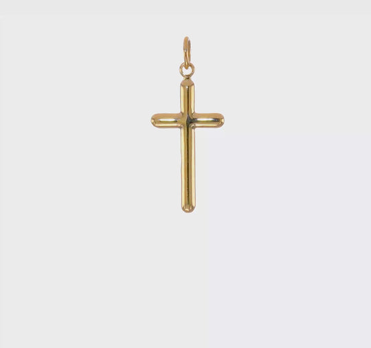 14k Yellow Gold Cross Pendant