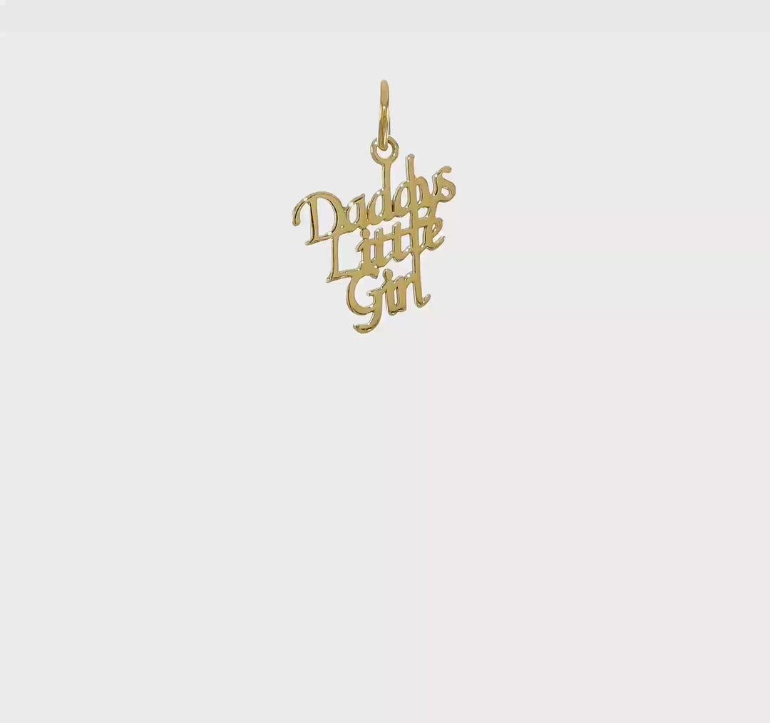 Dije "Daddy's Little Girl" en Oro de 10K