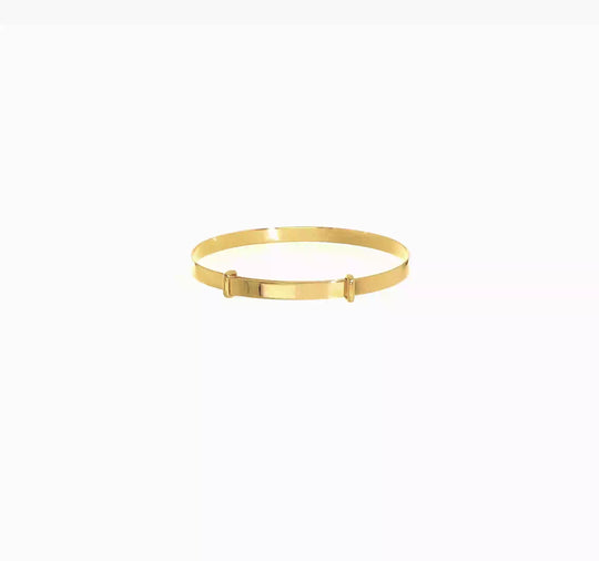 Madi K Polished 14K Yellow Gold Expandable Baby Bracelet