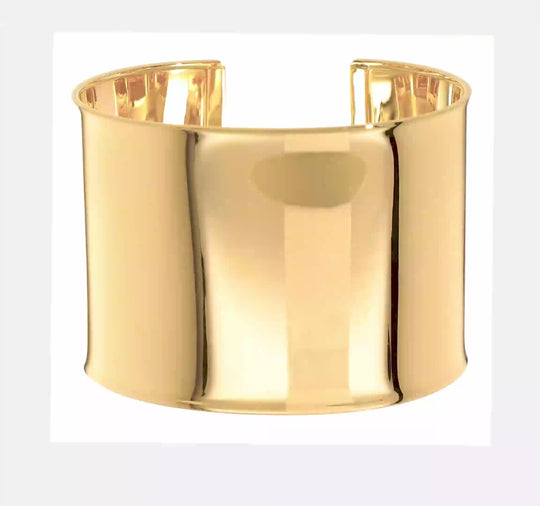 14K Yellow Gold Cuff Bracelet (47 mm) Polished