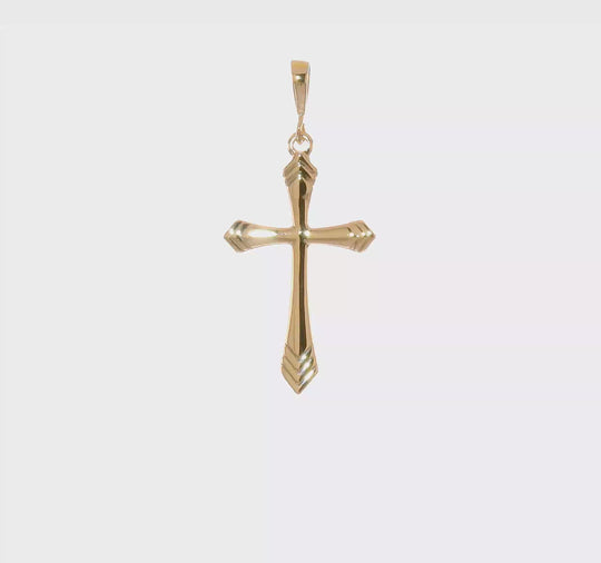 14k Gold Passion Cross Pendant