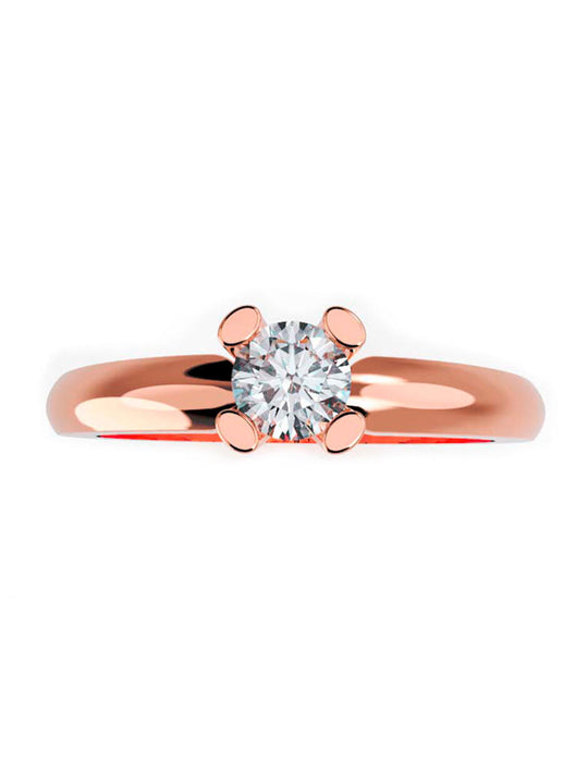 ANILLO DE COMPROMISO CON Diamante DE 0.15 G SI1