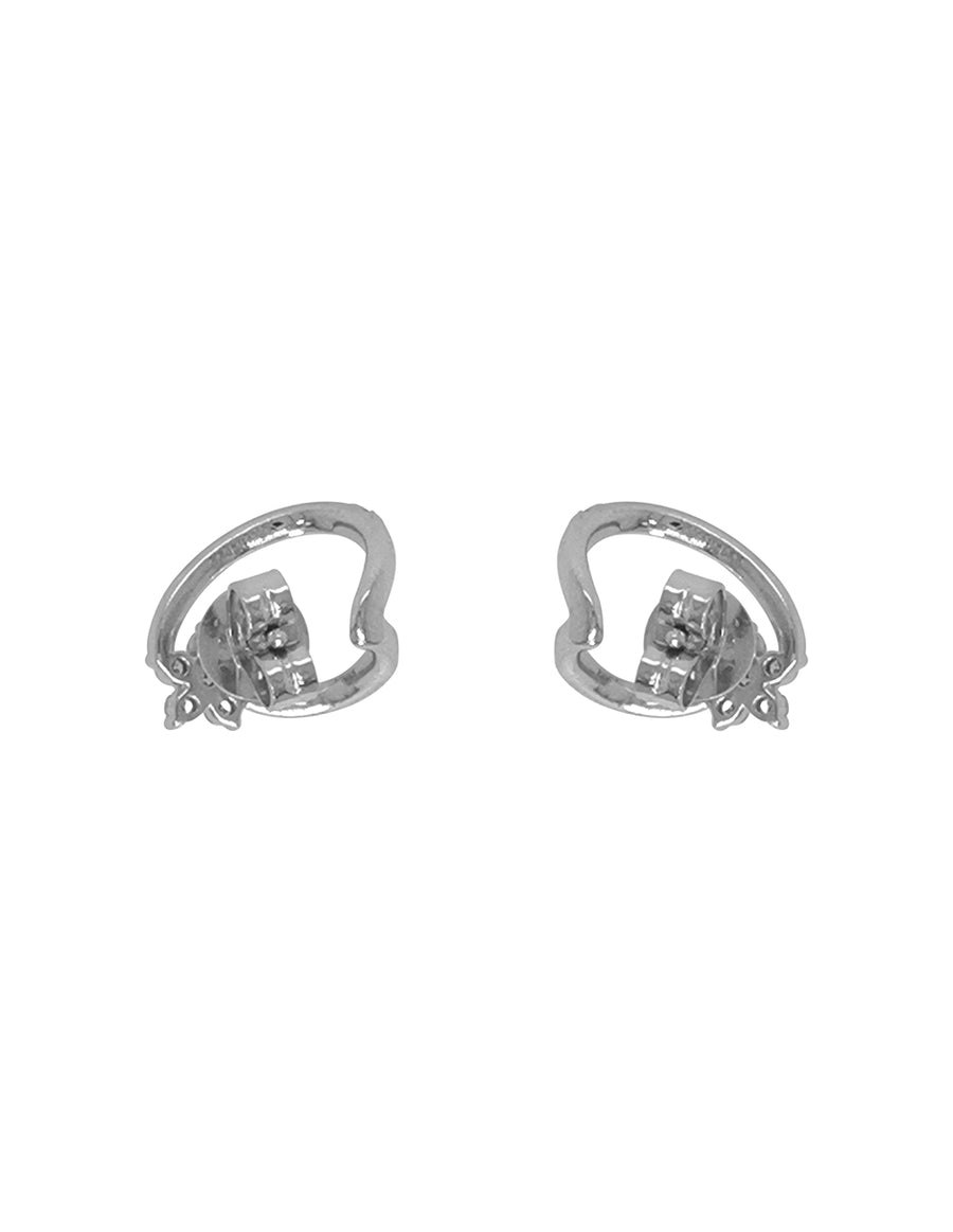 Aretes con Diamante Natural