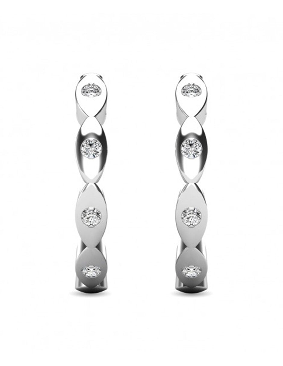 Aretes con Diamante Natural