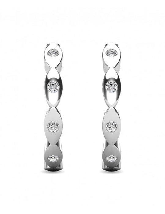 Aretes con Diamante Natural