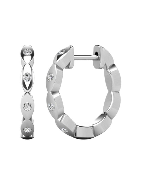 Aretes con Diamante Natural