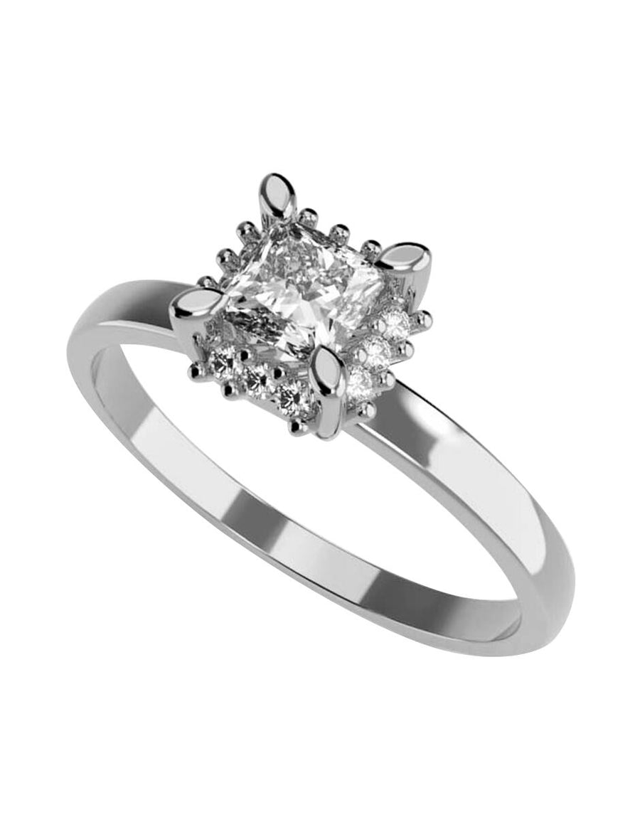 ANILLO DE ORO CON CIRCONIA
