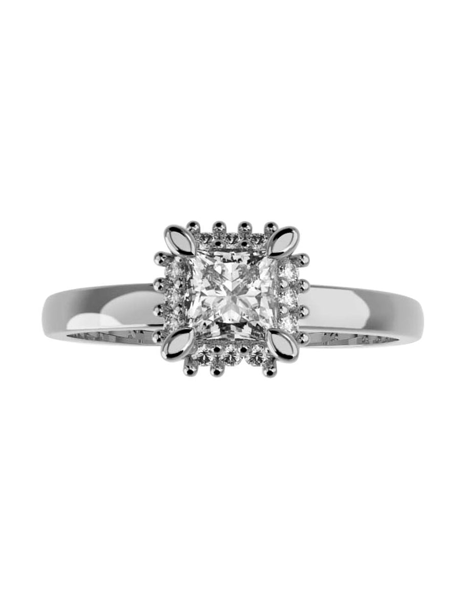 ANILLO DE ORO CON CIRCONIA