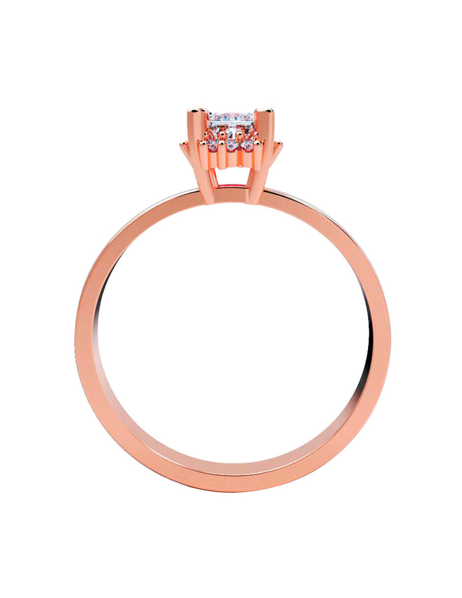 ANILLO DE ORO CON CIRCONIA
