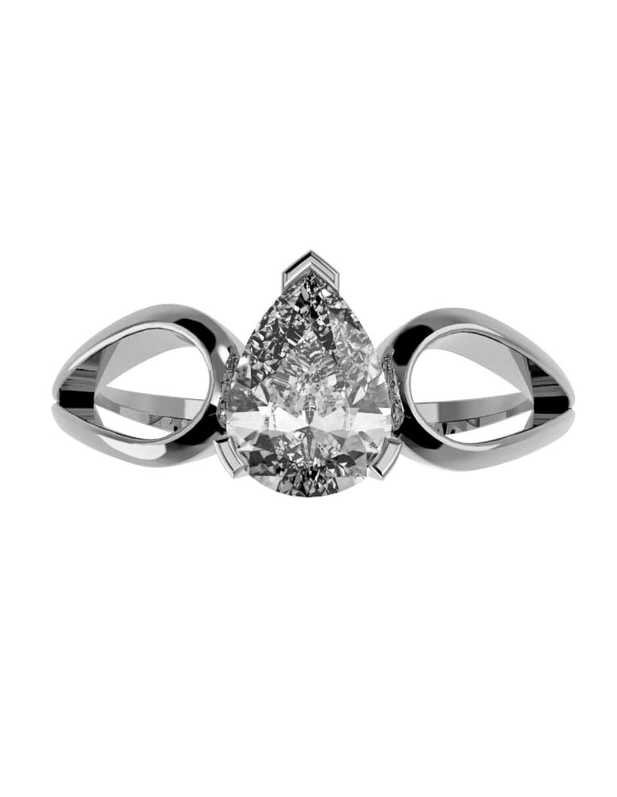ANILLO DE ORO CON CIRCONIA