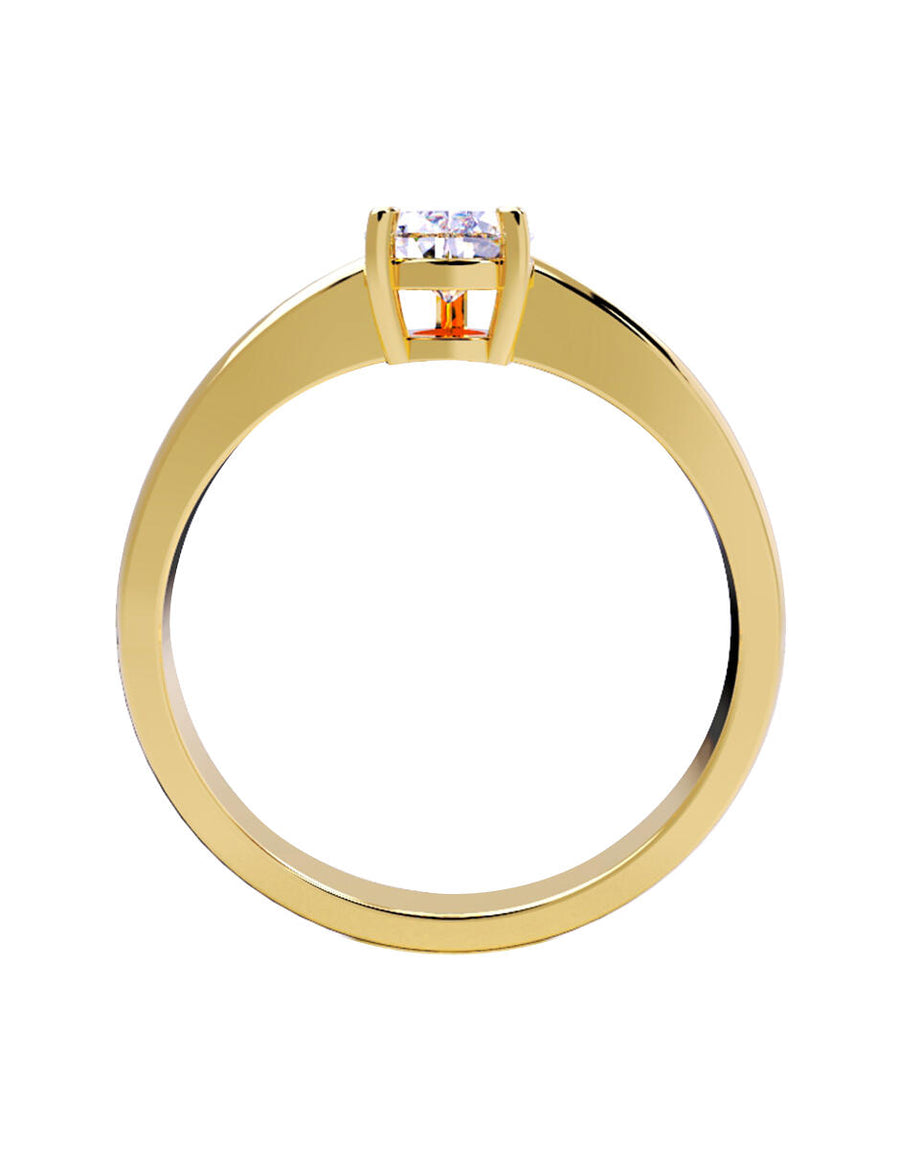 ANILLO DE ORO CON CIRCONIA