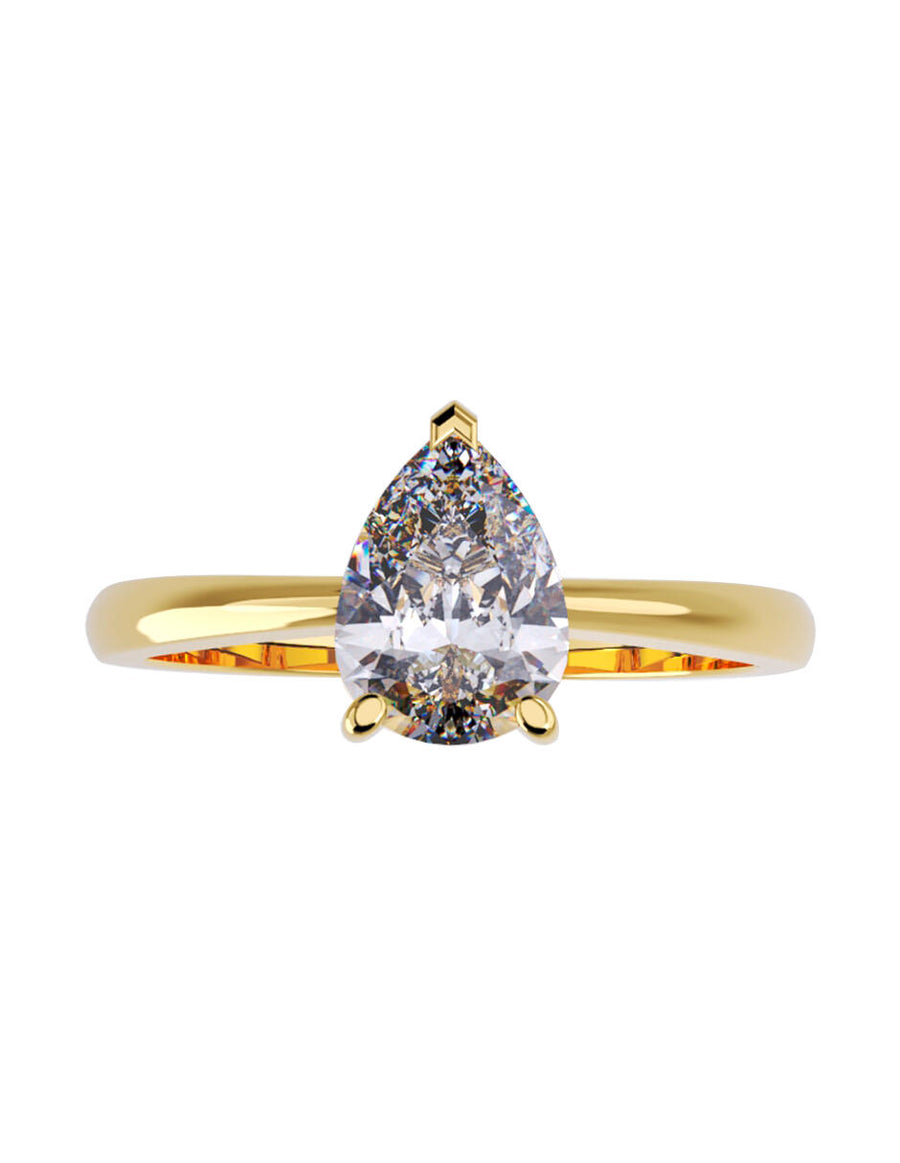 ANILLO DE ORO CON CIRCONIA