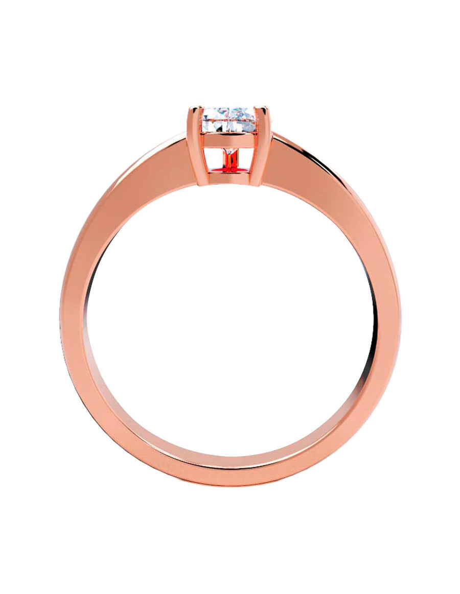 ANILLO DE ORO CON CIRCONIA