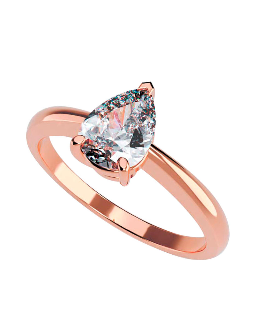 ANILLO DE ORO CON CIRCONIA